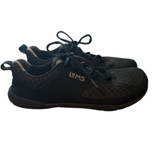 Women’s Lems Primal 2 black sneakers size 7.5 comfort outdoors hiking travel
